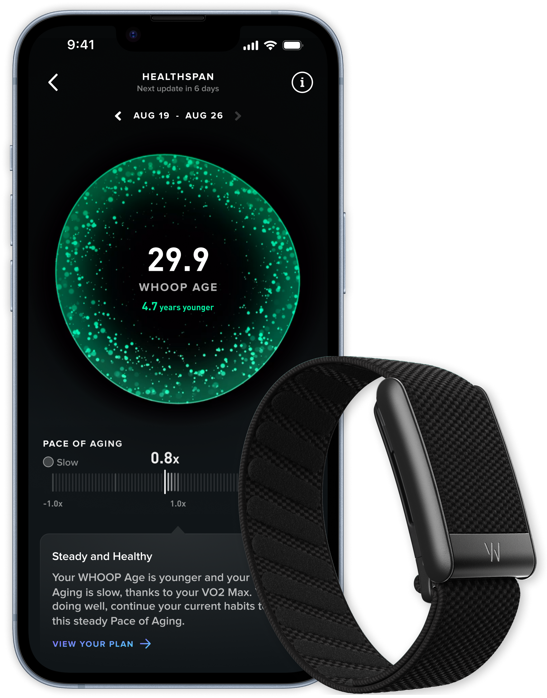 WHOOP screenless fitness band